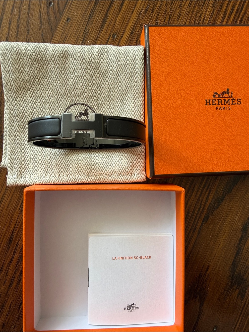 Hermes SO Black Clic bracelet